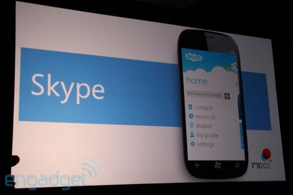 Skype для Windows Phone 7 - этой осенью