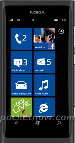 Черная Nokia 800