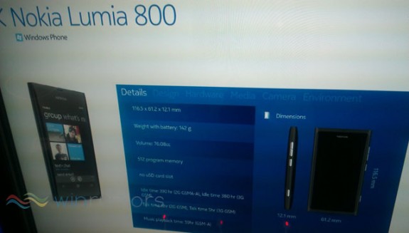 анонс nokia lumia 800