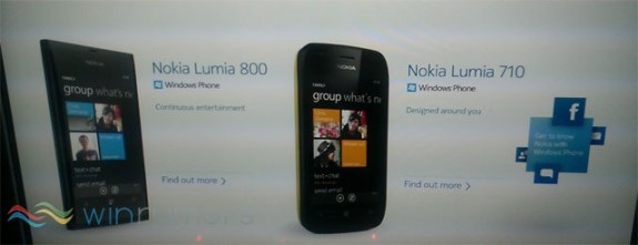 Анонс Lumia 800 и Lumia 710